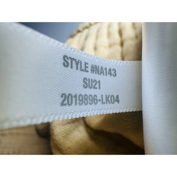 MADEWELL Lightspun Huston Pull On Crop Pants Desert Dune Cotton Women's XL - Picture 7 of 10